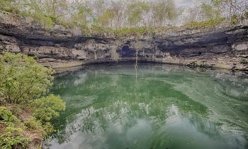 Cenote Kikil, camino a la Reserva Biosfera Ría Lagartos