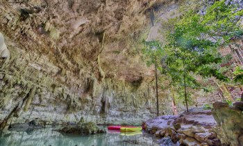 Descubre cenote Sac aua, el único cenote con isla interior